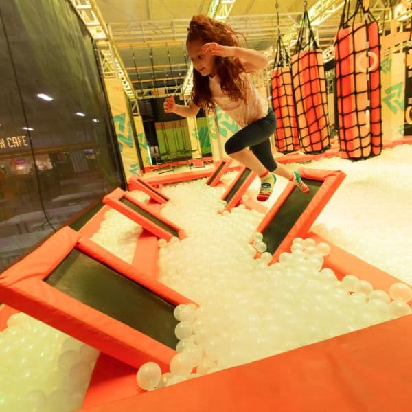 Kids playing at Urban Air